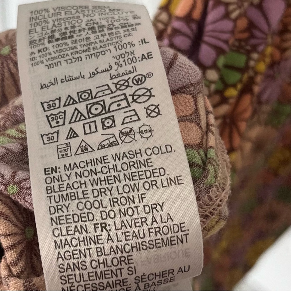ROXY Evening Glow Again Floral Sleeveless Dress-Root Beer | XL - Picture 8 of 10